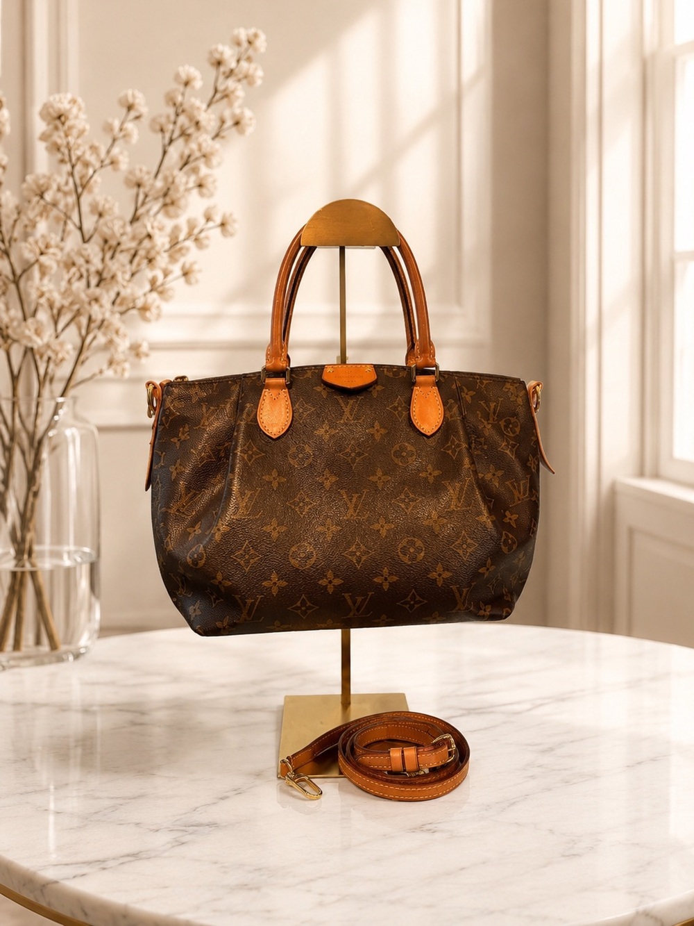 Louis Vuitton Monogram Turenne PM Handbag Shoulder Crossbody